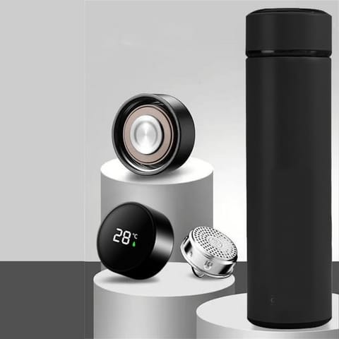 Gift Set with Customized Temperature Bottle, Pen & Keychain