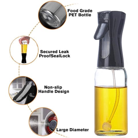 Premium Glass Oil Spray Bottle