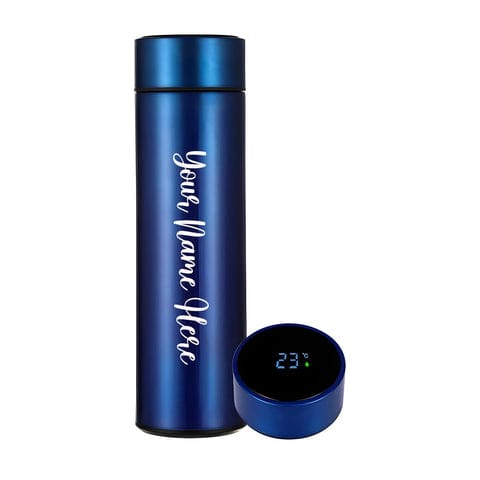 Personalized Smart LED Temperature Display Stainless Steel Water Bottle