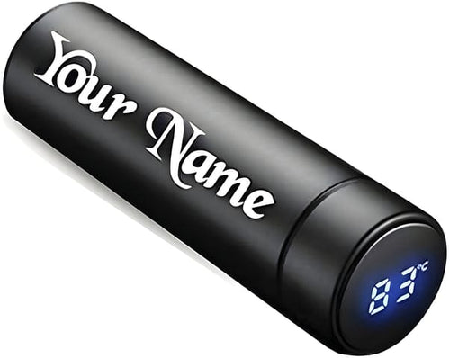 Personalized Smart LED Temperature Display Stainless Steel Water Bottle