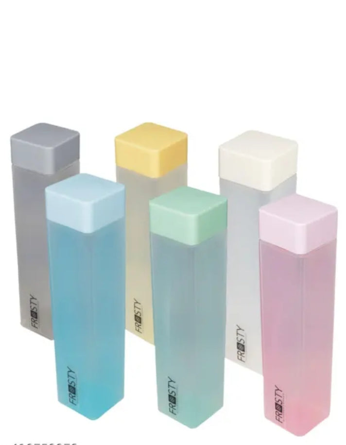 Premium Frosty Water Bottle Set – 1 Litre (Pack of 6)
